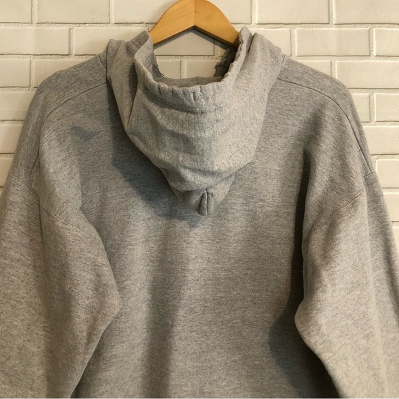 Vintage 90's Notre Dame Men's Hanes Gray Printpro Fleece Sweatshirt Hoodie L - Picture 10 of 15